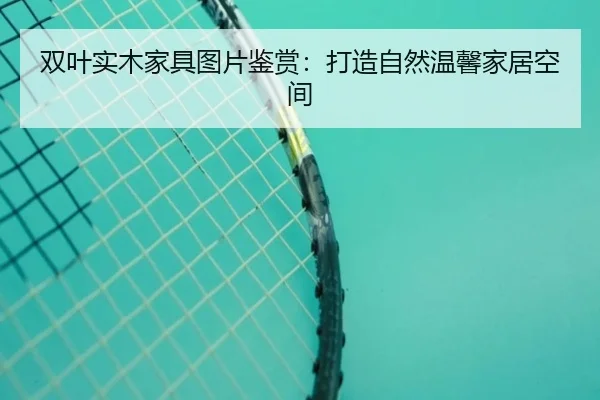 双叶实木家具图片鉴赏：打造自然温馨家居空间