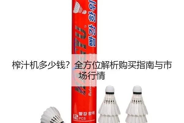 榨汁机多少钱？全方位解析购买指南与市场行情